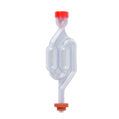 Supapă de fermentare tip S cu garnitură